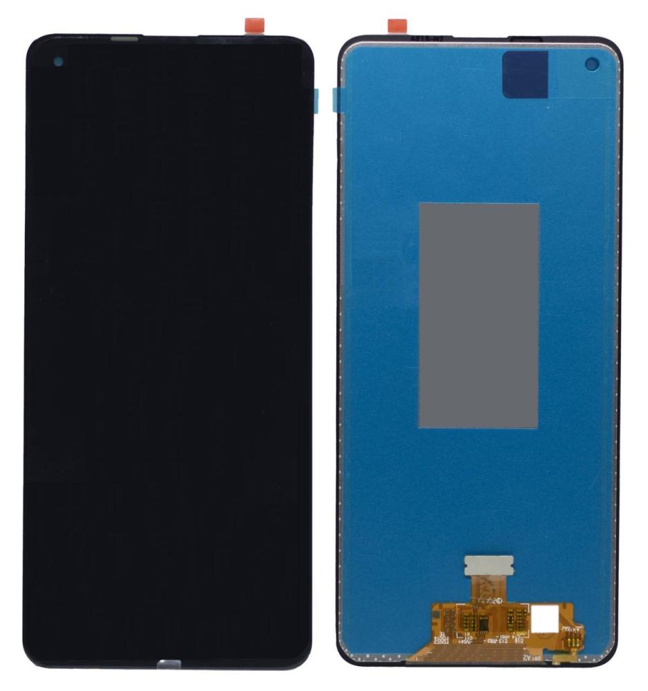 lcd with touch screen for samsung galaxy a21s black display glass combo folder 628489928b8af