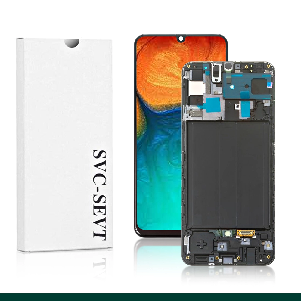 33A Genuine LCD Screen and Digitizer For Samsung Galaxy A50 SM A505 With Frame