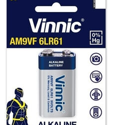 0036653 bateria 9v alcalina vinnic alkaline 9 volts