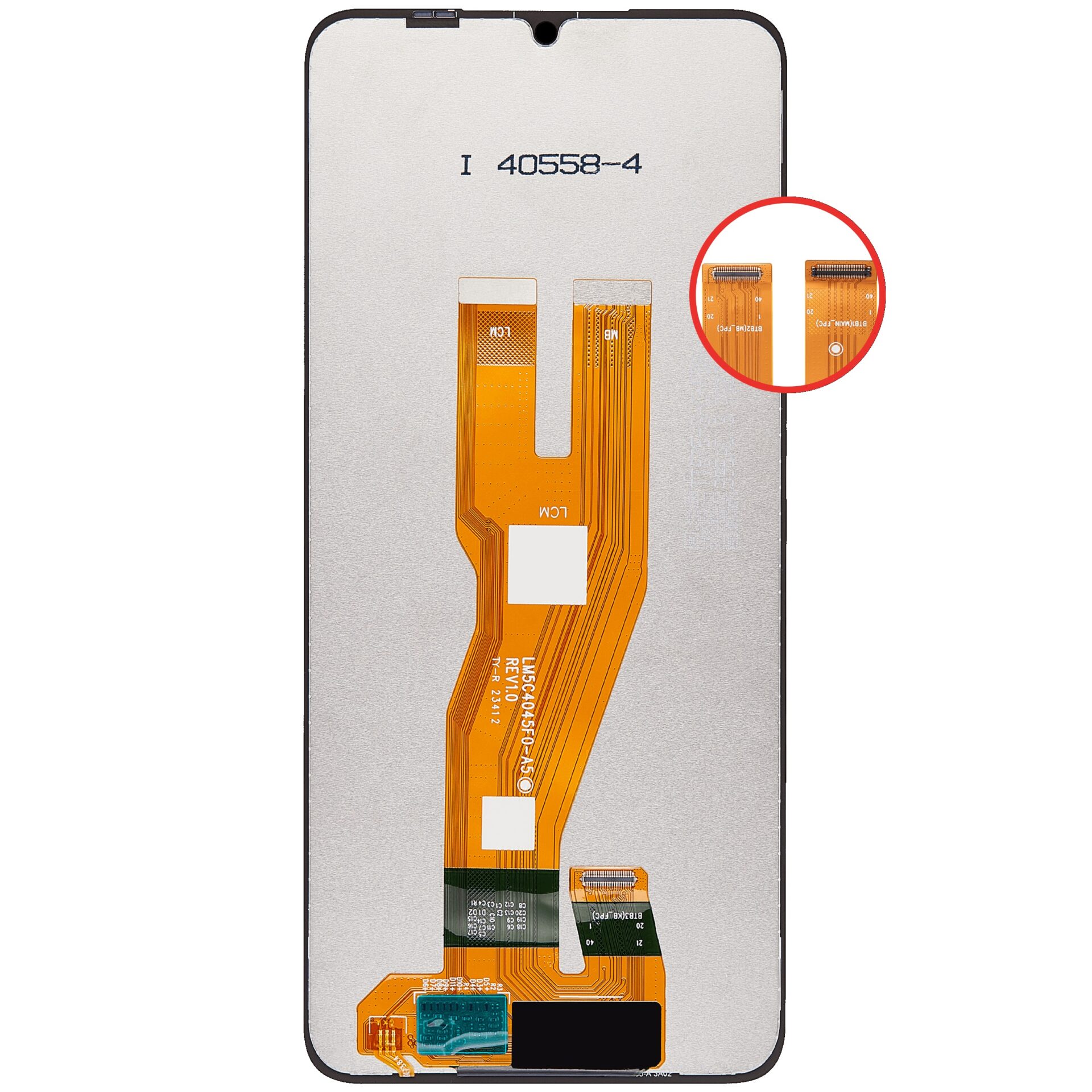Samsung Galaxy A05 A055F service pack LCD Display Assembly No Frame Black