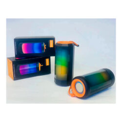 0087004 parlante bluetooth recargable con luces rgb l117118