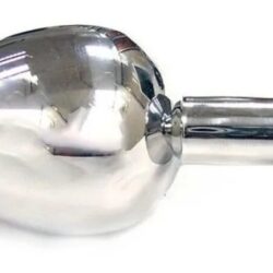 Plug anal de acero dilatador 4cm de ancho por 9cm de largo