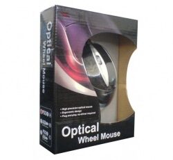 Mouse optico Xtreme negro plata USB - Imagen 1