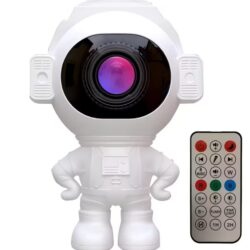 Astronauta Lampara Proyector LED Parlante Bluetooth - Imagen 1