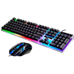 Kit Teclado y Mouse Gamer RGB JK-1980 - Imagen 1