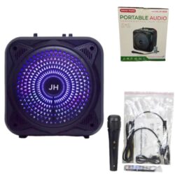 Parlante Multimedia Bluetooth 8″ / Micrófono / Control Remoto / JH-8508 / 1000W PMPO - Imagen 1