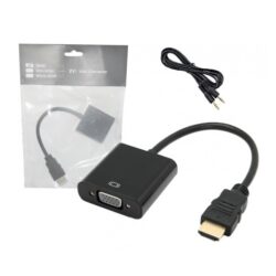 Adaptador HDMI (m) a VGA (h) con cable de audio - Imagen 1