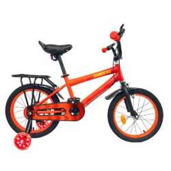 Bicicleta Randers Rodado 16 con rueditas Naranja - Imagen 1