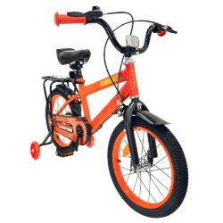 Bicicleta Randers Rodado 16 con rueditas Naranja - Imagen 2