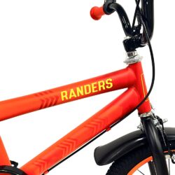 Bicicleta Randers Rodado 16 con rueditas Naranja - Imagen 3