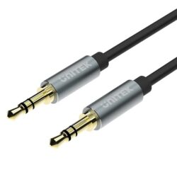 Cable AUX audio Unitek 3.5mm macho/macho 1m - Imagen 1