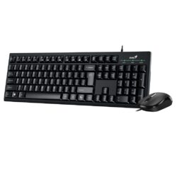 Combo Genius KM-100SE teclado y mouse negro usb - Imagen 1