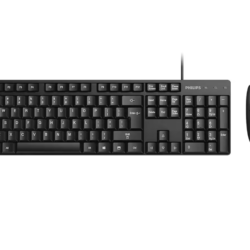 Combo Teclado y Mouse USB Philips SPT6254 Cableado