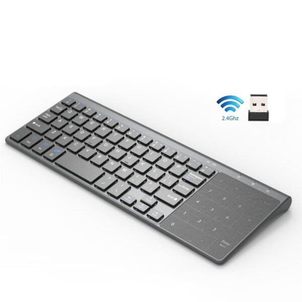 TECLADO INALAMBRICO CON TOUCHPAD INCORPORADO 2 productos35 6791