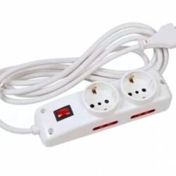 Alargue 3 metros 2xSchuko 4x3L a ficha 3L Conatel - Imagen 1