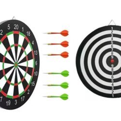 Set Tablero De Dardos Y Tiro Al Blanco 40cm + 6 Dardos