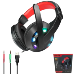 Auriculares Gamer MISDE A65 / Luces Led RGB / Micrófono / USB / 3.5mm / Con Control De Volumen - Imagen 1