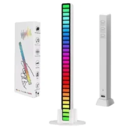 Barra Luz Led RGB USB Audio Rítmica Gamer 18cm - Imagen 1