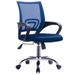 Silla de oficina Mesh con posabrazos azul 7 productos35 49170