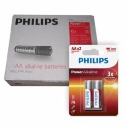 Pack de 12 blister de Pilas alcalinas Philips AA X2 unidades 1 Pack de 12 blister de Pilas alcalinas Philips AA X2 unidades - Imagen 1