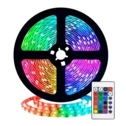 Tira LED RGB 3 Metros USB Con Control 1 Tira LED RGB 3 Metros USB Con Control - Imagen 1